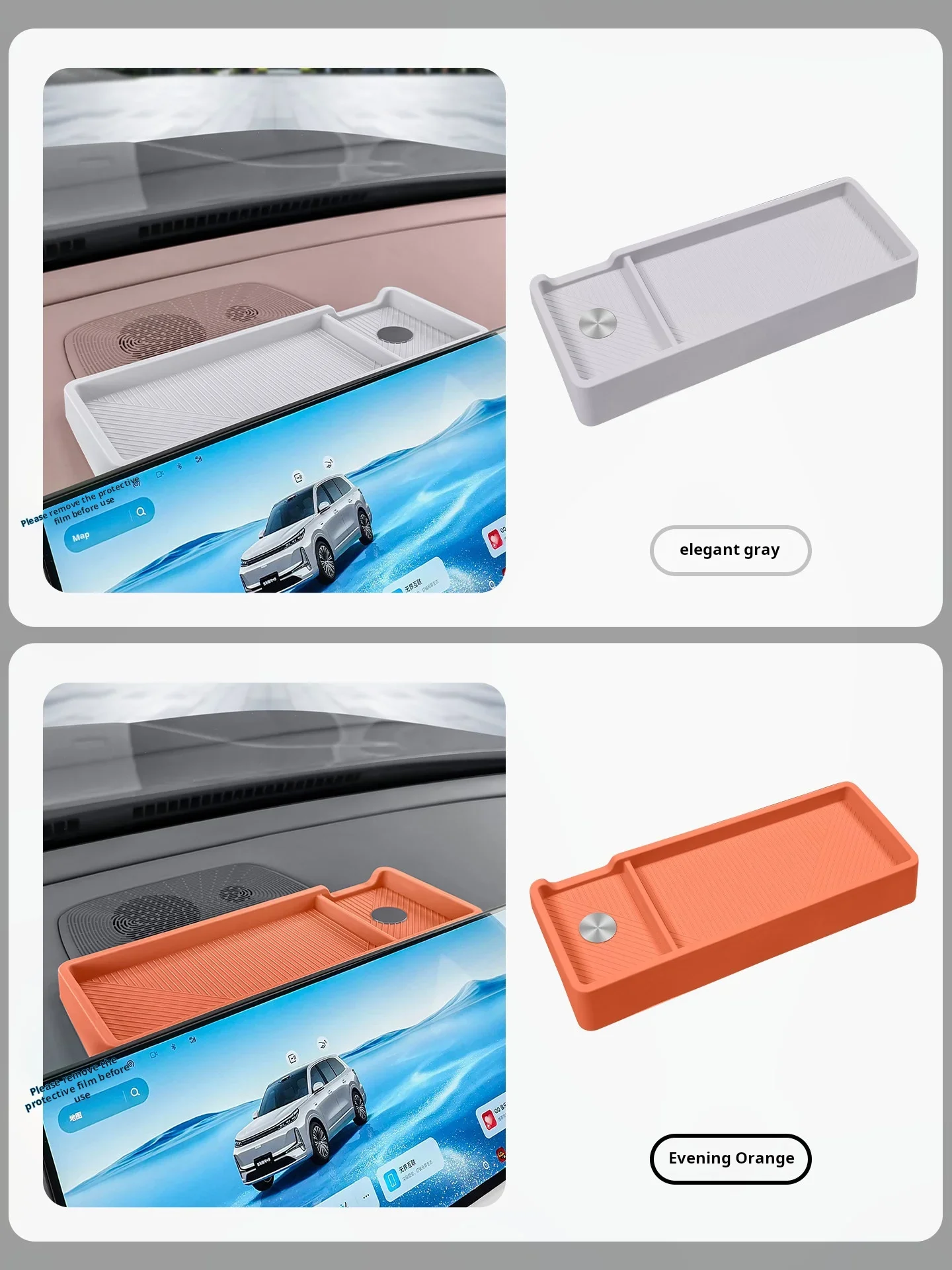 Dashboard Silicone Car Styling Behind Screen Store Box For Geely Galaxy M9 2025 2026 Organizer Tray Interior Durable Accessories