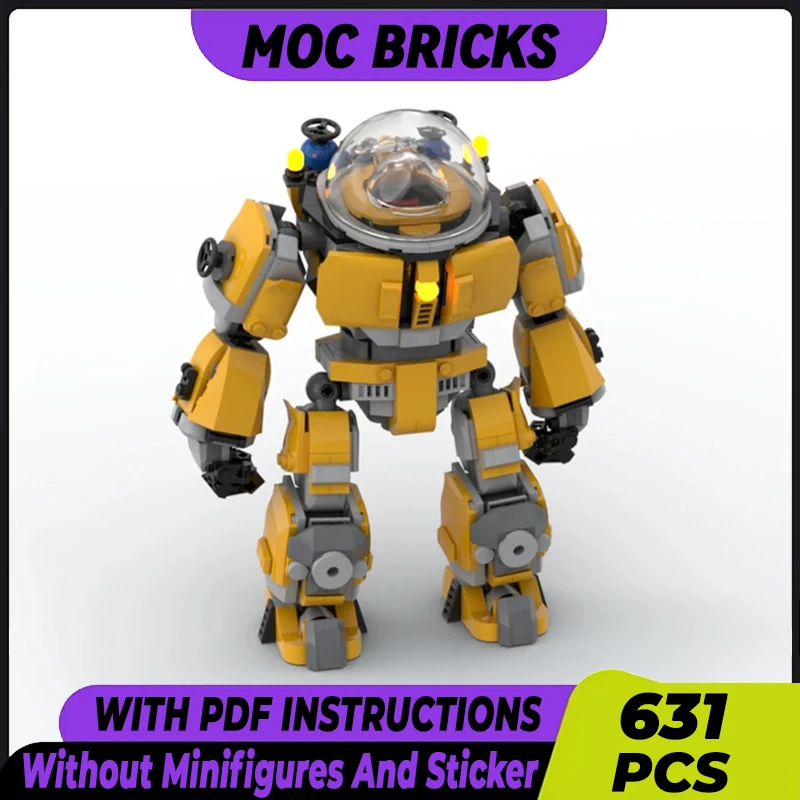 

Deep Sea Exploration Mecha Model Moc Building Bricks Deep Sea Exo Suit Technology Blocks Gifts Christmas Toys DIY Sets Assembly