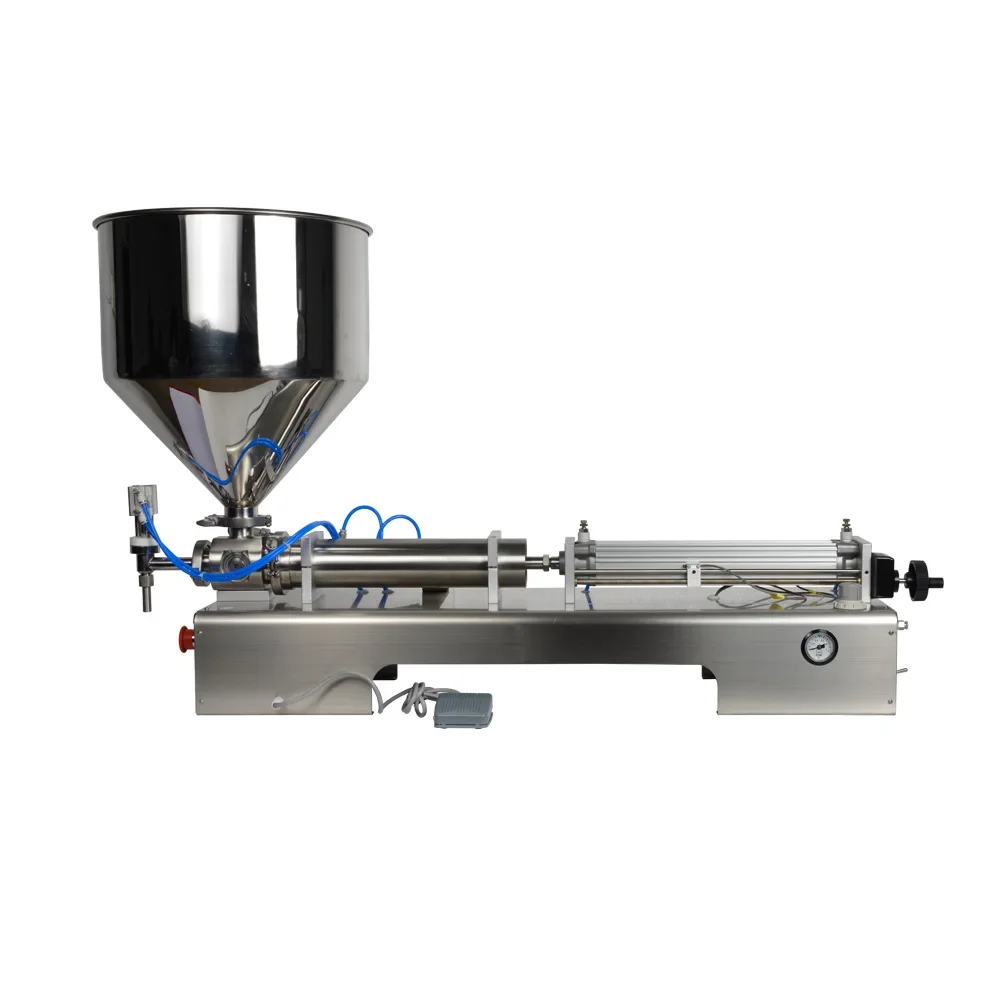 

Factory Price Single Head Semi Automatic Piston Paste Filling Machine Jam Salad Dressing Cream Paste Filling Machine