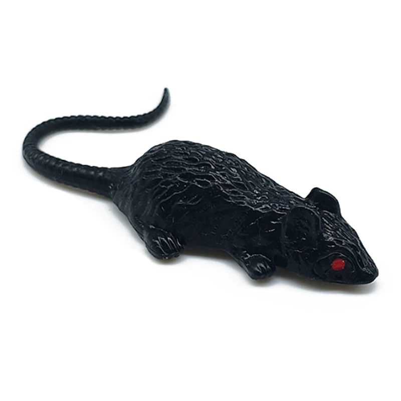 8Pcs Wall Climbing Adhesive Black Mouse Set Suitable For Creative Gifts At Family Gatherings Birthdays And Halloween Parties