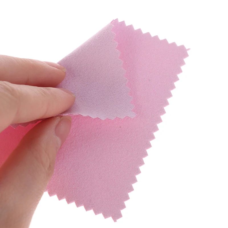 100 قطعة 8x8 سنتيمتر اللون تنظيف تلميع القماش لينة نظيفة مسح القماش من أدوات المجوهرات * 100