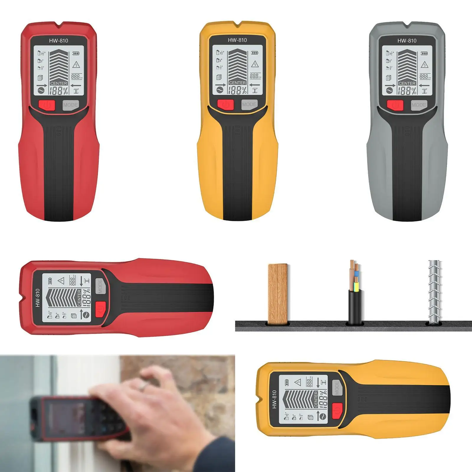 

Stud Detector Wall Scanner Stud Detector Beam Finder for Drywall Joist Pipe