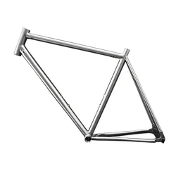 FREE SHIPPING !!! TiTo Titanium MTB bike frame 26``27.5``29``ONE -PIECE tail hook and bent down tube 41.8-52 head tube bicycle