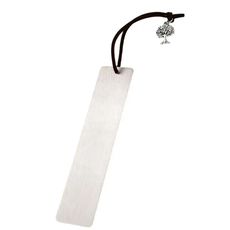 A52E Stainless Steel Rectangle Page Marker Safe For Kids And Adults
