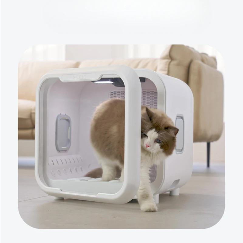 Pet Dryer Household Automatic Washing Cat Drying Box Dog Bath Small Hair Dryer Water Dryer Pet Grooming  Gatos Accesorios