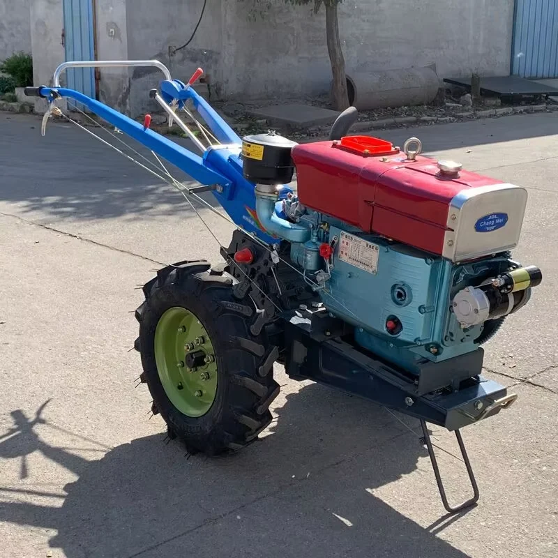 

2025 Manual Tractor Power Tiller Plow Walking Tractor Cultivator Bedder Rider