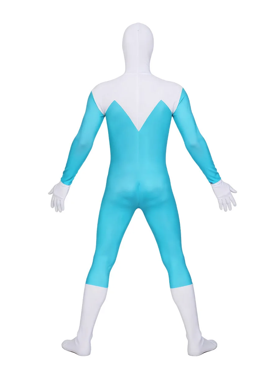 Incredibles cosplay Cool Ice Man Lucius Best Halloween party cosplay costume view 3