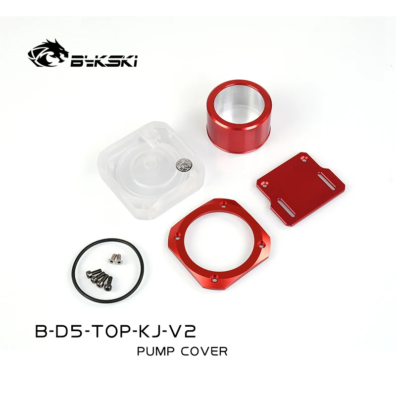 POM/PMMA Acrylic Cover Stent Water Cooler Pump Cover for D5 Serise Pump Computer Water cooling