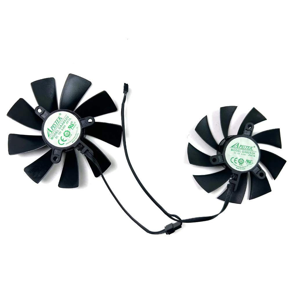 NEW Cooling Fan 87mm GA92S2H 0.35A 100MM GAA8S2U 0.45A For ZOTAC GAMING GeForce RTX2070 HA RTX 2070 OC Mini Video Card Fans