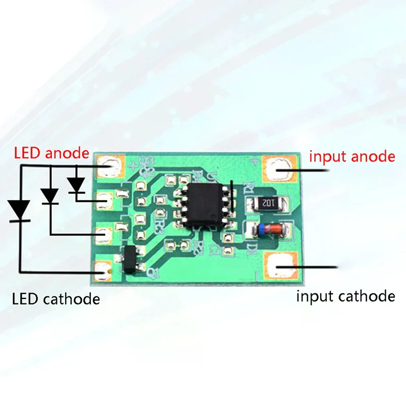 

3V6V12V 3- 300mAh Slow Breathing Light Module Way Light With Slow Flashing Light Gradually on and Off Chip