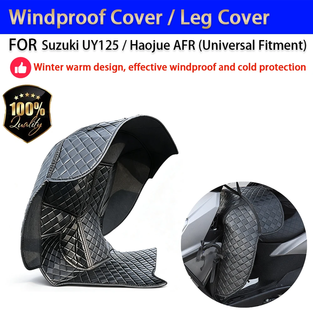 For Suzuki UY125 Haojue AFR Winter Windproof Cover Waterproof Warm Leg Guard Foot Mat Accesorios Moto Accessori Moto