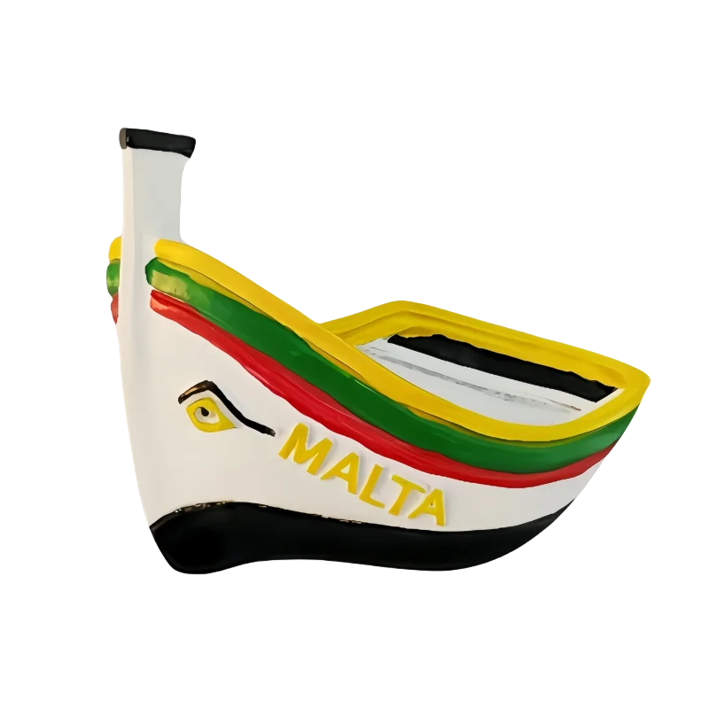 أوروبا، مالطا، قارب صغير، مجسم ثلاثي الأبعاد، لوحة راتينج، ديكور منزلي، مغناطيس الثلاجة، هدايا تذكارية للسياحة #5