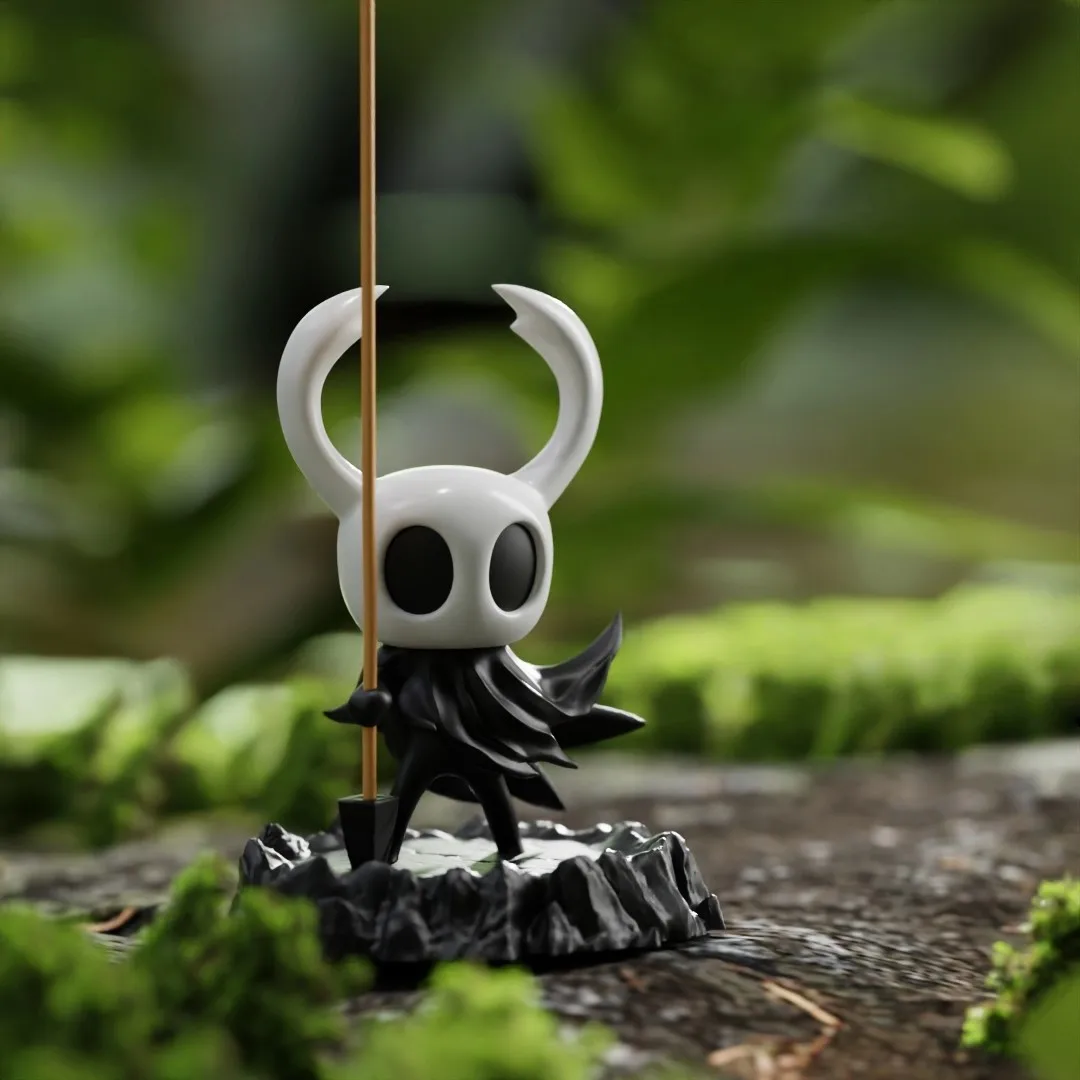 10 cm Anime Hollow Knight Actionfigur Kawaii Statue Plug-in Räucherstäbchenhalter Desktop Kreative Ccool Dekoration Geschenke