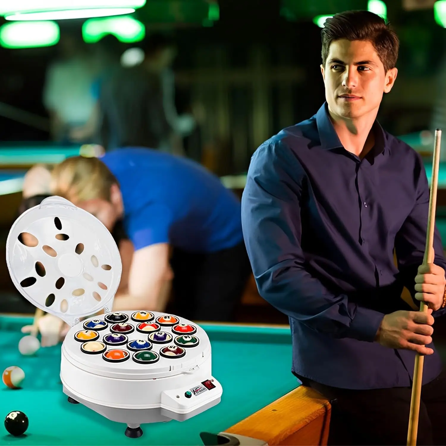 Kugel reinigungs maschine automatische Pool kugel polierer elektronische Pool kugel polier-und Reinigungs maschine für 16 Billard und Snooke