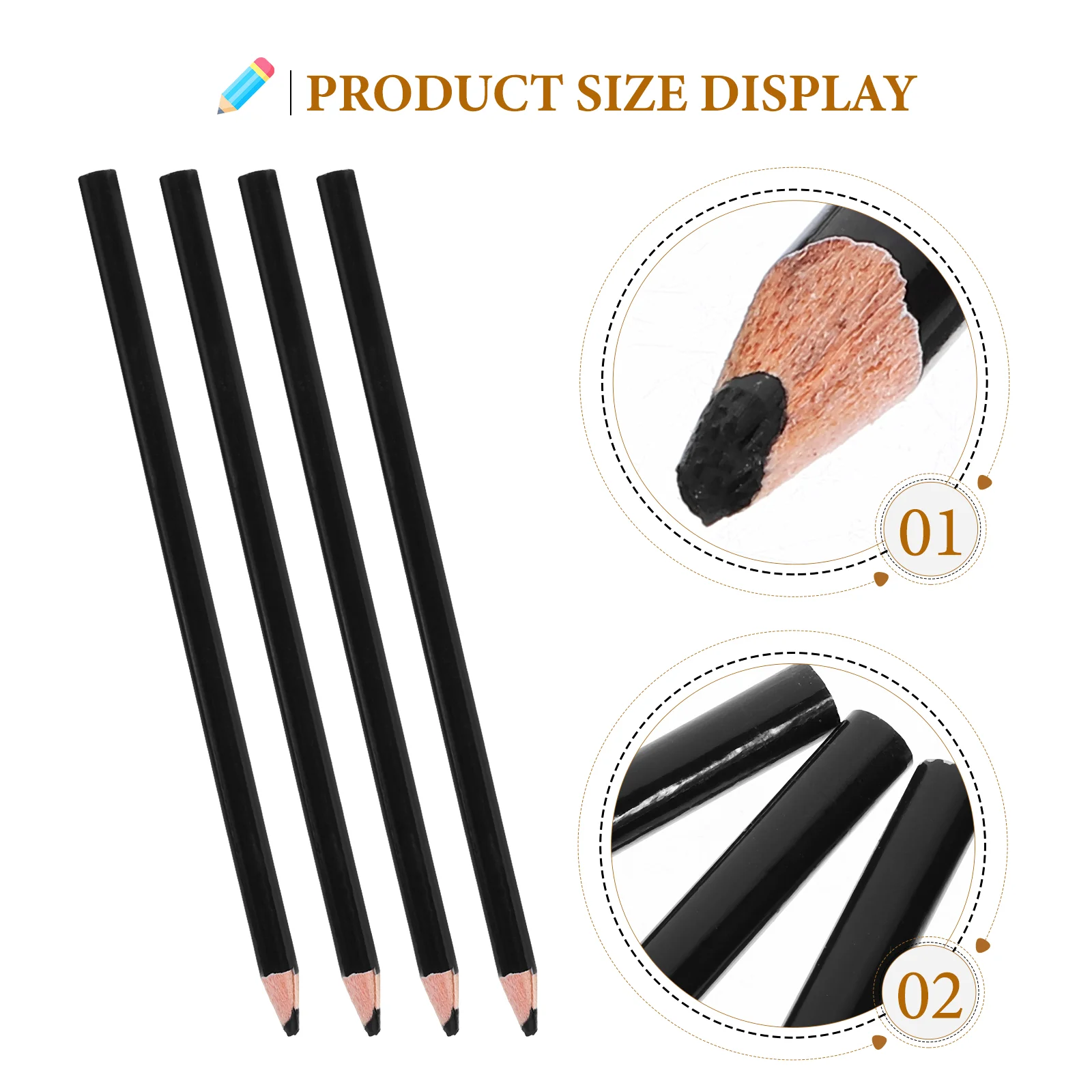 4 Pcs Special Pencil Painting Marker for Ceramic Multipurpose Replacement Colored Pencils