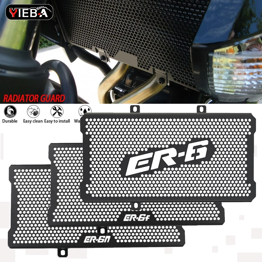 For Kawasaki ER6N ER6F ER 6 N F 2006 2007 2012 2013 2014 2015 2016 ER-6N ER-6F Motorcycle Radiator Grille Guard Protector Cover
