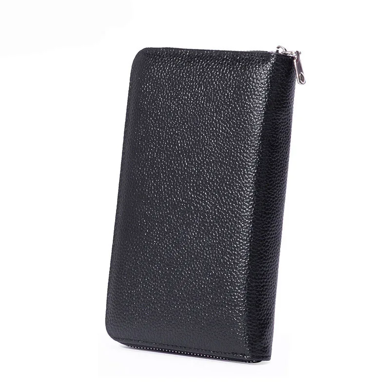 Multi-layers Vintage Large Capacity Wallets Stylish Handbag Clutch Women'S with Multiple Card Slots and Passpost Holder