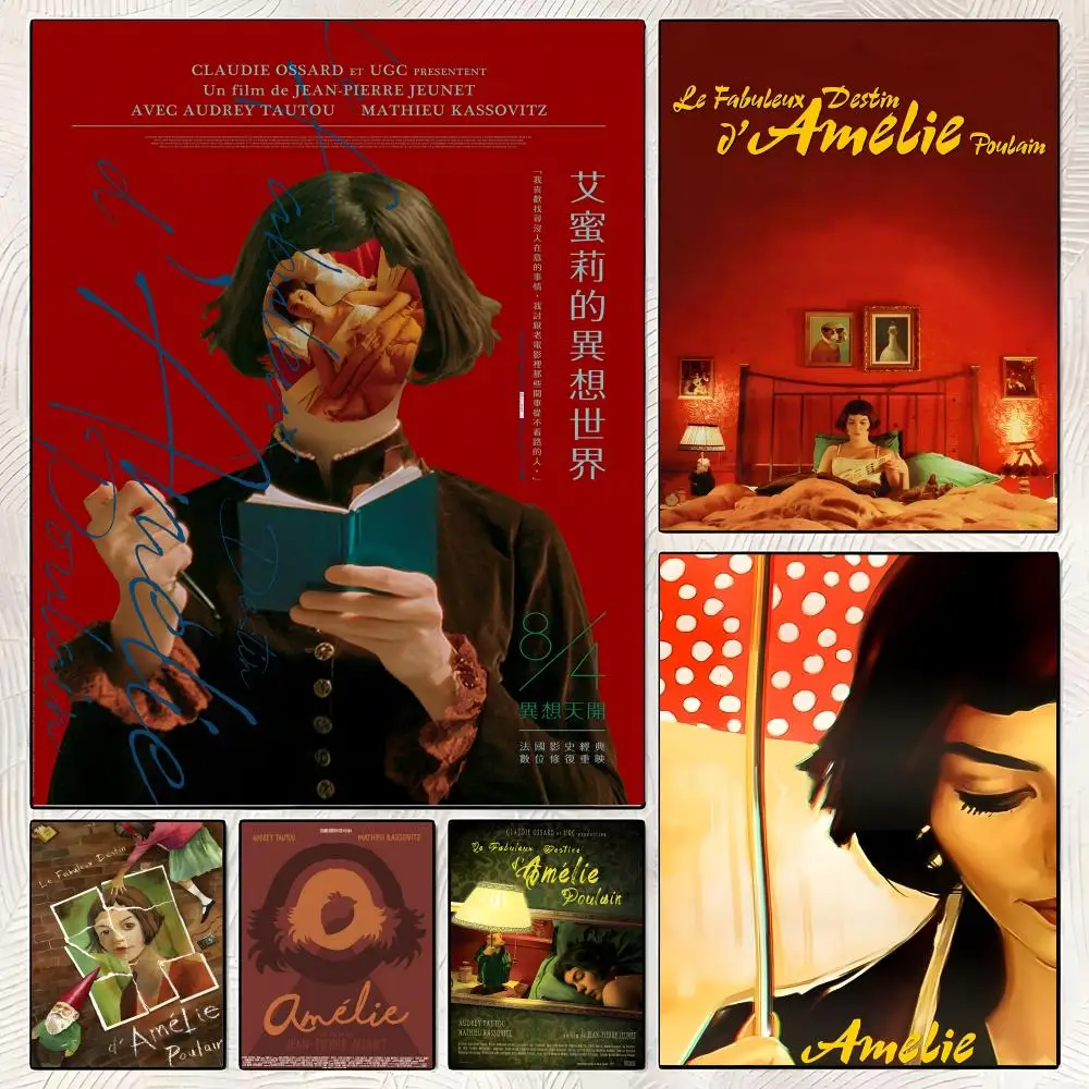 A-Amelie Poulain Poster High-definition  poster stickers, suitable for bedroom, living room, home decoration