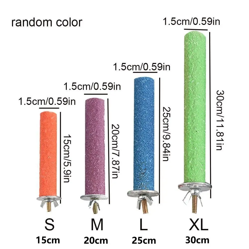 لوازم الطيور مخلب الطيور منقار طحن بار مقاومة للاهتراء قفص العصافير اكسسوارات مخلب الطيور طحن عصا دائم الطبيعية #6