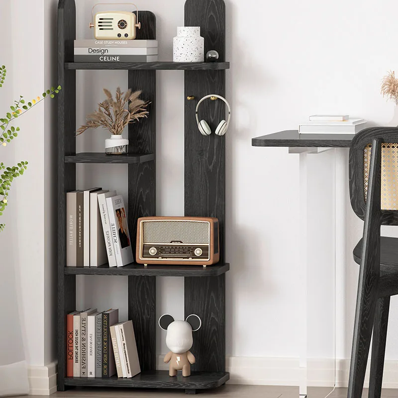 

Living Room Bedroom Book Shelf Floating Rotating Floor Bookends Sideboards Corner Biblioteki Dla Dzieci Space Saving Furniture