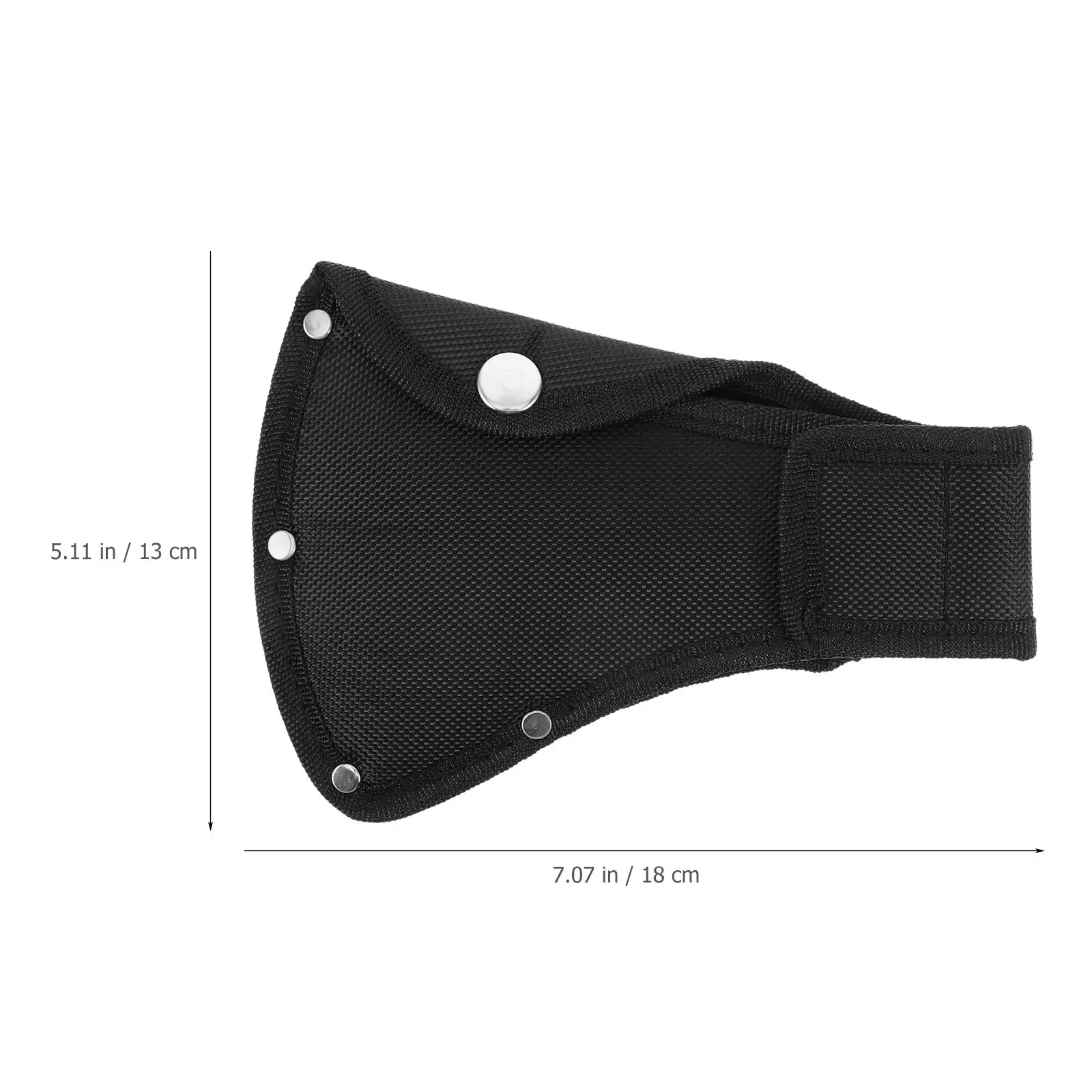 Outdoor Axe Protective Sleeve Nylon Hatchet Sheath Portable Snap Button Camping Axe Cover Hatchet Head Protector Outdoor Use