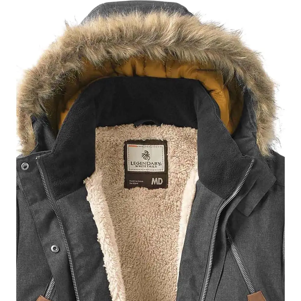 Parka anorak da donna con cappuccio resistente all'acqua