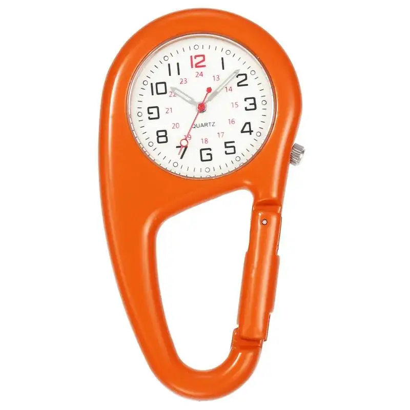 Carabiner Clip Pocket Watch for Nurse FoMedical Sports Watches Vintage Clock Mountaineering Sports Equipment Dropshipping gifts