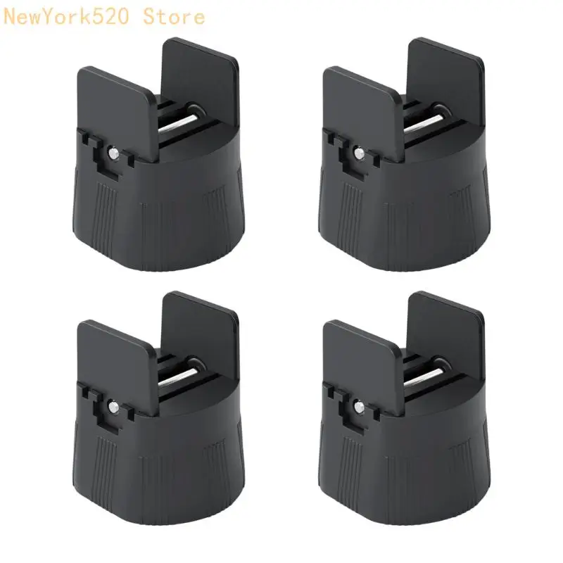 4Pcs Heavy Duty Chair Sofa Table Raiser Adjustable Chair Risers Bed Table Raiser Feet Leg Lift Furniture Raisers N84C