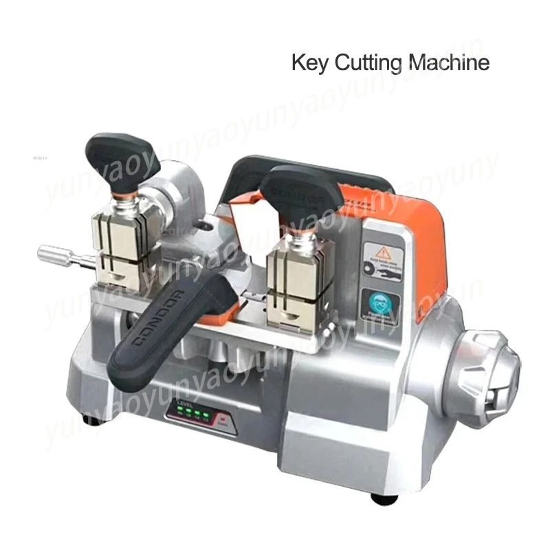 220V New XC-009 Electricity Key Cutting Machine with Battery Horizontal Key Machine Duplicate Keys Cutter Locksmith Tools  18W