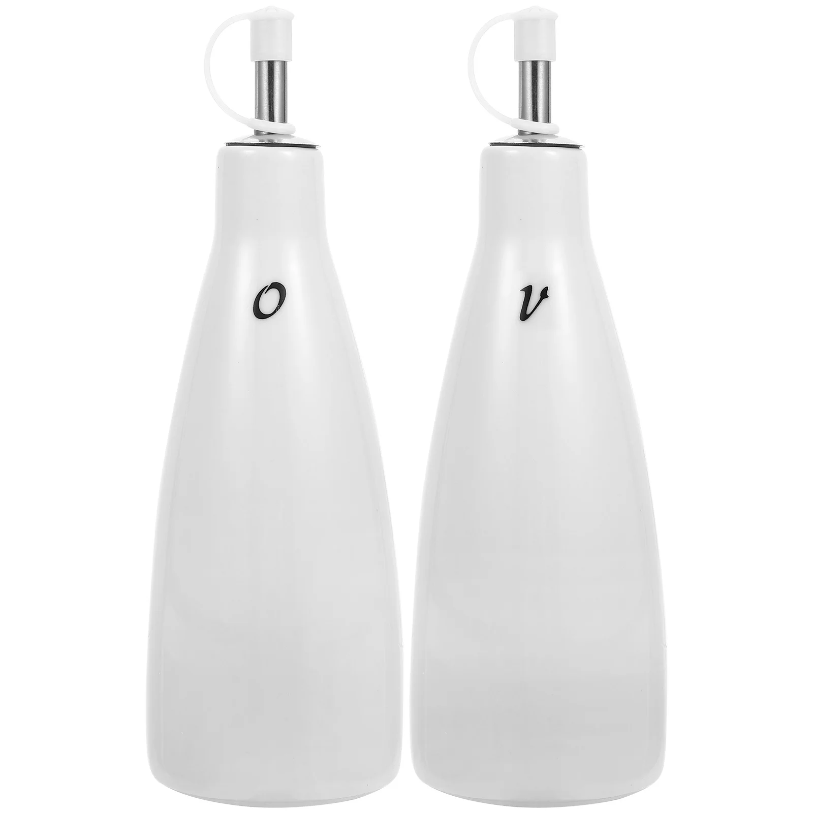 

2Pcs Ceramic Seasoning Bottle Highgrade Practical Design for Home Kitchen Storage Soy Sauce Vinegar Container Soy Sauce Bottle