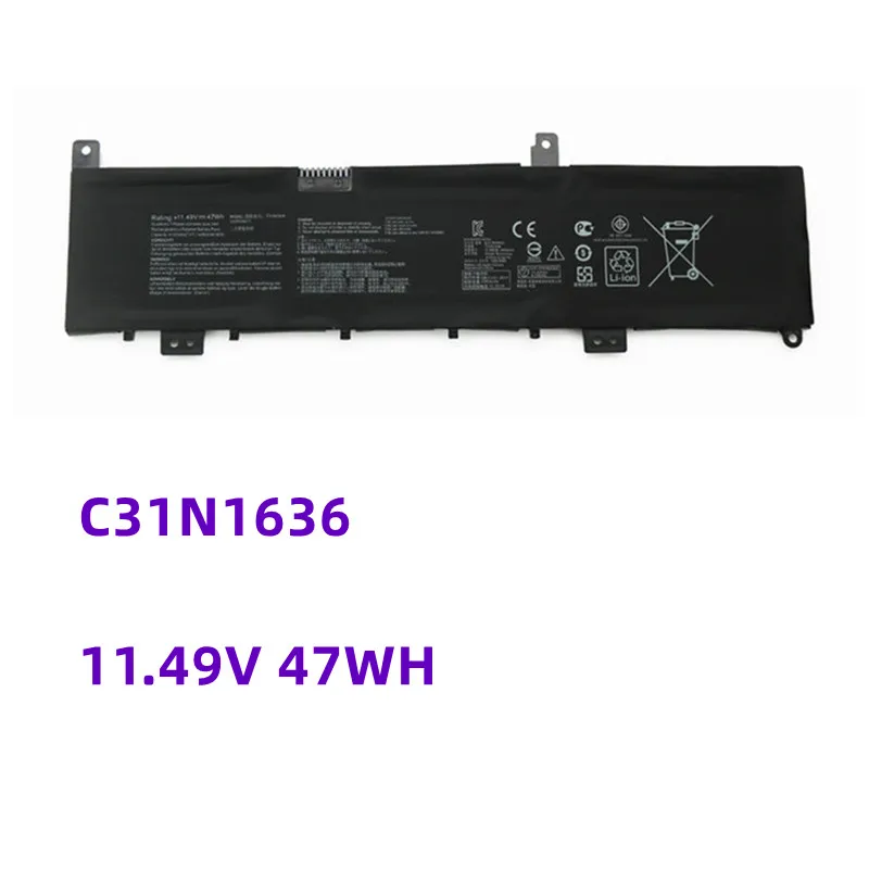 

11.49V 47WH C31N1636 Laptop battery For Asus N580VN N580VD NX580V X580V X580VN NX580VD7300 NX580VD7700 Series