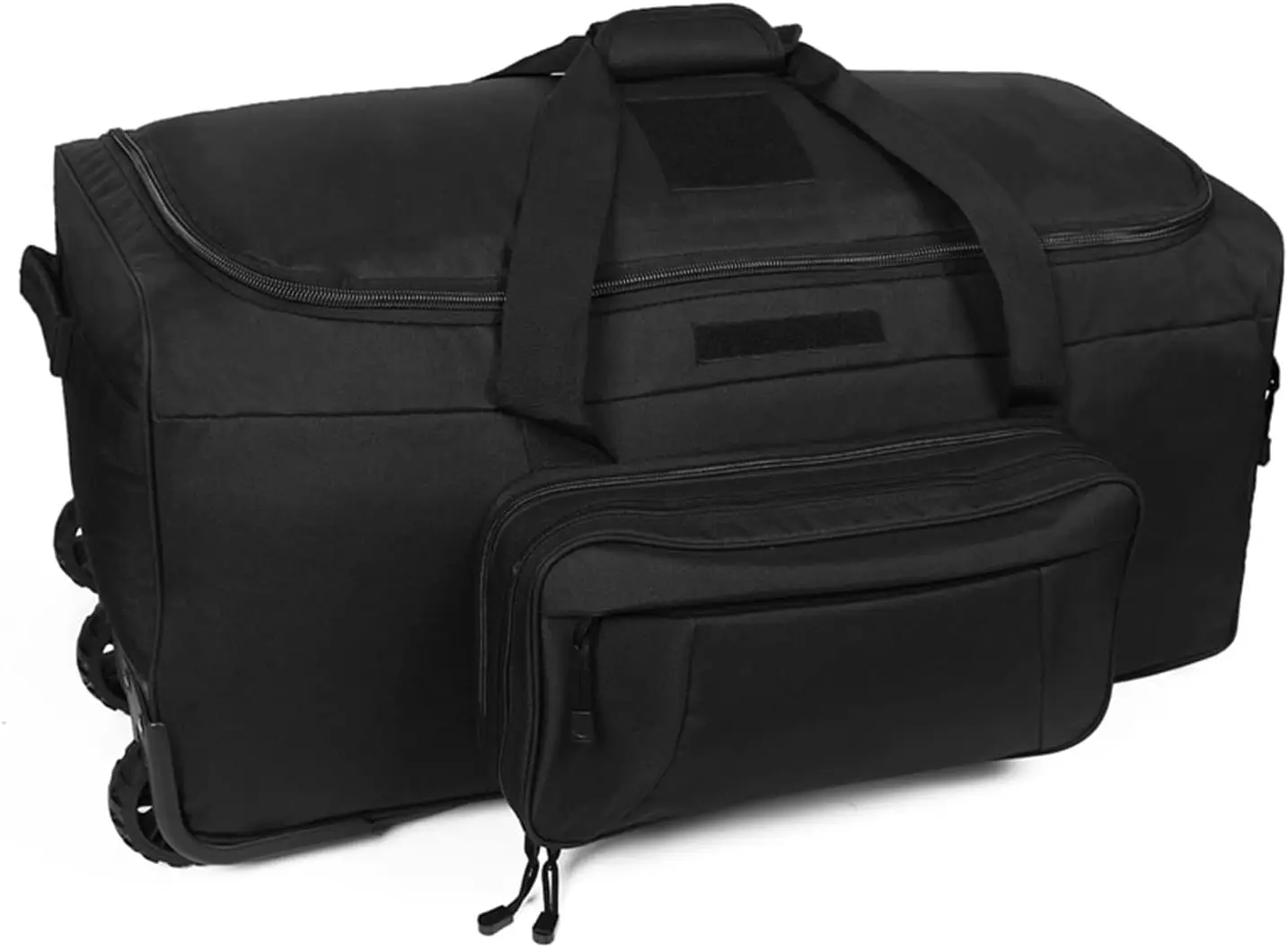 

Heavy Duty Rolling Duffel Bag with Wheels, 32 Inch Extra Large Travel Luggage, Black