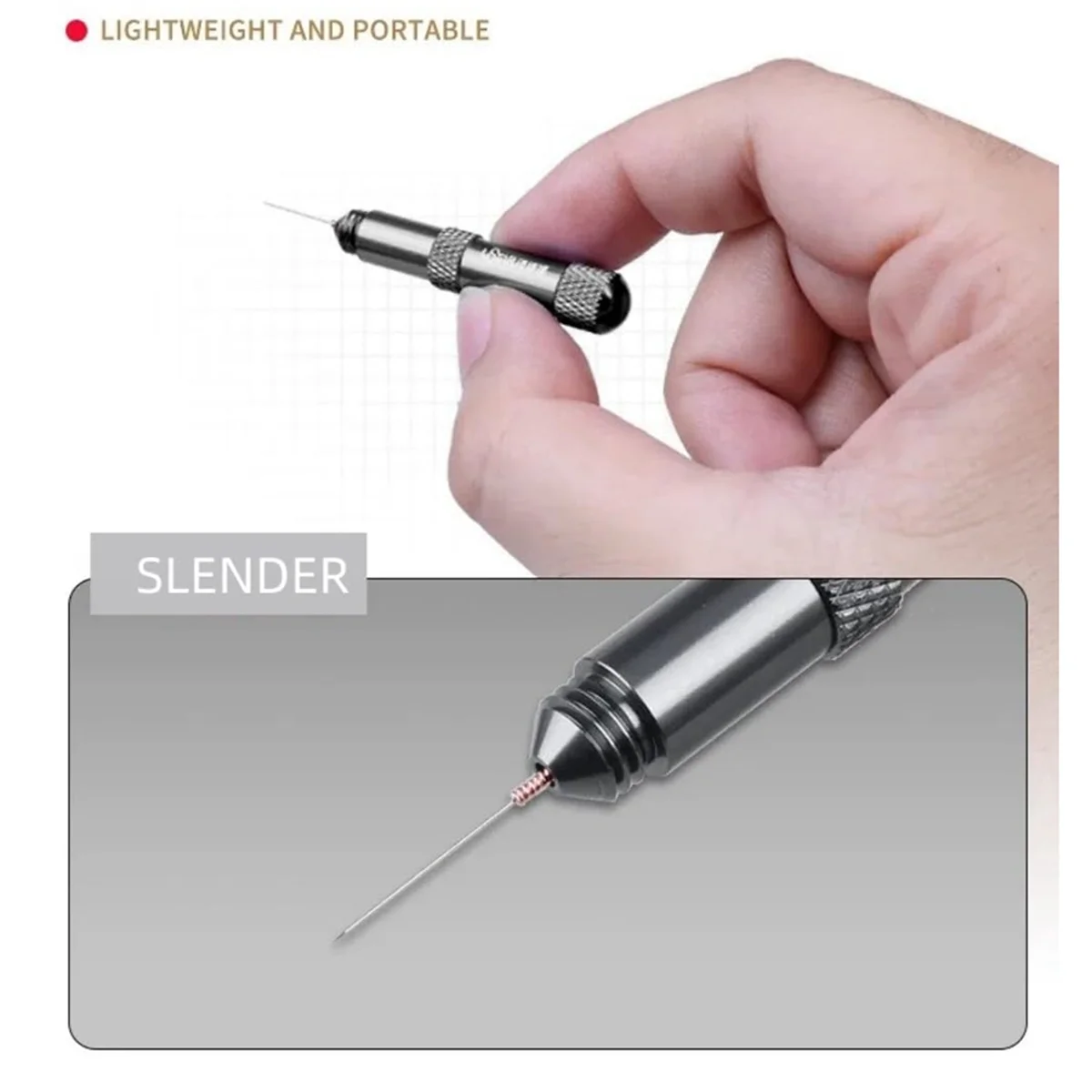 A44TMini Metal Glue Applicator Needle for Hobby, Craft, Model and Small Part Dispensing