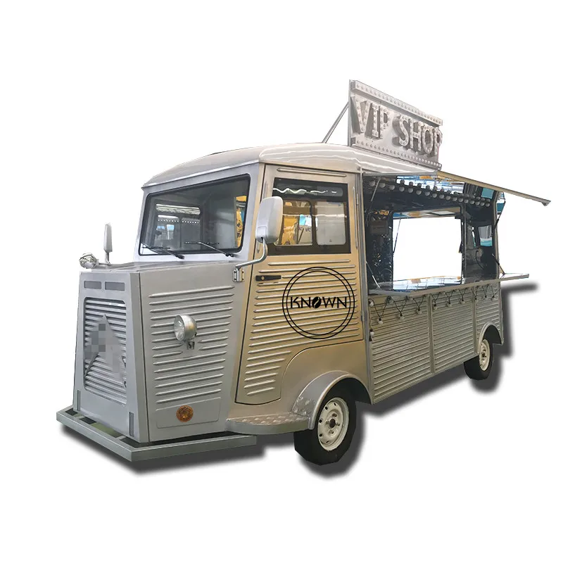 2023 New Arrival Vintage Mobile Food Truck Food Van Metro Dining Car