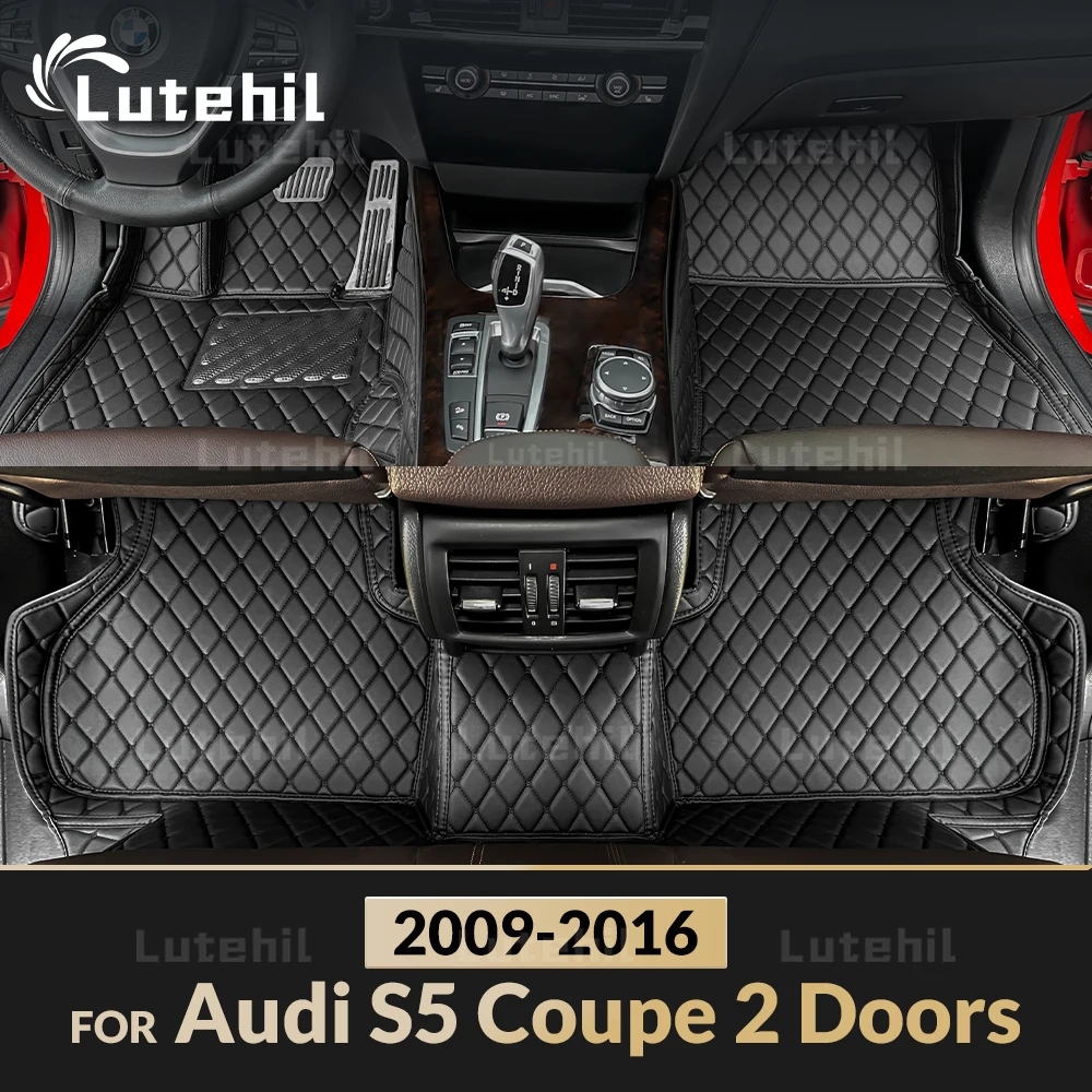 

Автомобильные коврики для Audi S5 Coupe 2 двери 2009-2016 10 11 12 13 14 15 Пользовательские подушечки для ног Ковровое покрытие Аксессуары для интерьера