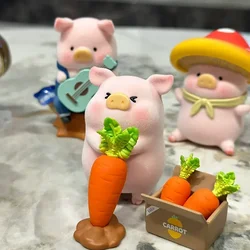 Lulu The Piggy Farm Blind Box Cute Pig Surprise Box Mystery Boxe Farmer Pig Doll Desktop Ornaments Home Decor Girl Birthday Gift