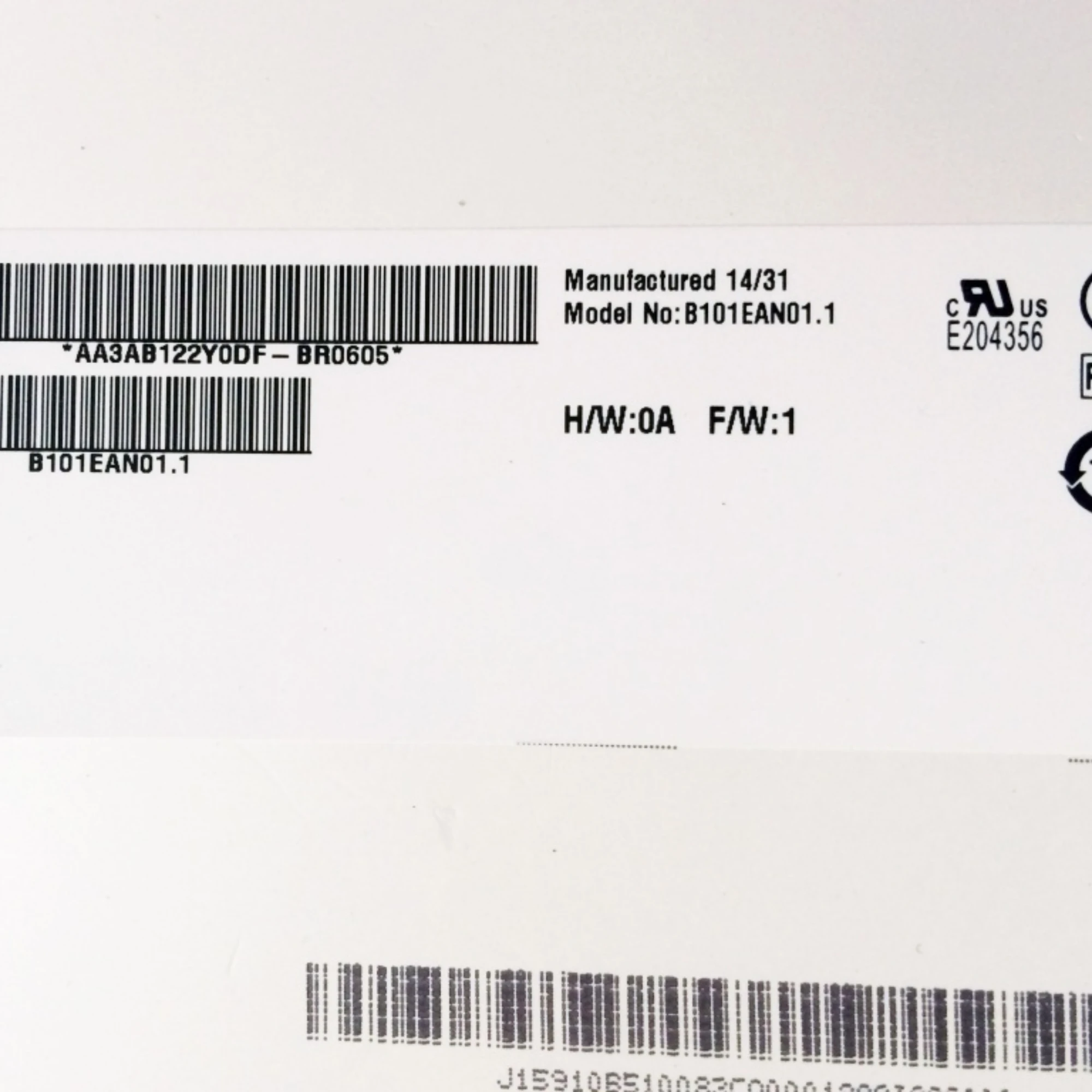 B101EAN01.1 подходит для B101EAN01.6 для ASUS TF103 TF103CG ME103 K010 ME103C ME103K ME102 ME102A ЖК-дисплей, панель экрана
