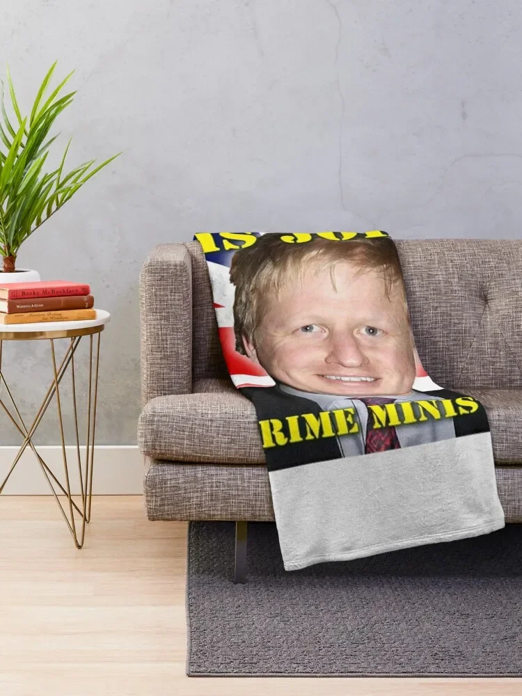 Boris Johnson Prime Minister Throw Blanket funny gift Thins For Decorative Sofa Blankets