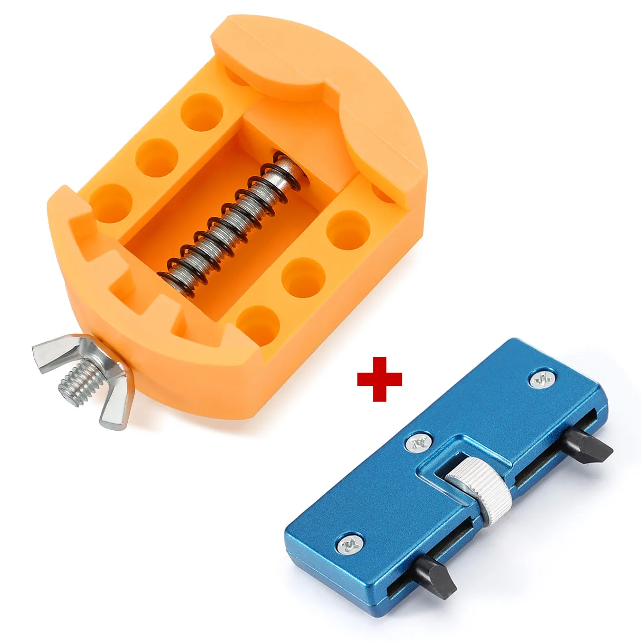 2-in-1 reparatiegereedschapset Gereedschap voor het verwijderen van de achterkant van het horloge Verstelbare opener voor de achterkant van de behuizing van de behuizing Horlogekastopener