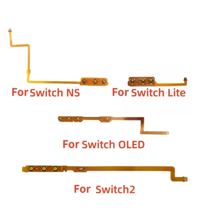 1PCS for Switch2 ON OFF Volume Button Control Mute Power Key Ribbon Flex Cable for Nintendo Switch Lite NS OLED Repair Part