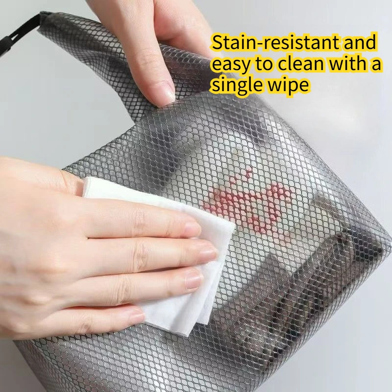 Wasserdichte Kosmetik-Aufbewahrungstasche mit Schnalle, tragbarer Badebekleidungs-Organizer für Fitness, Reisen, Schwimmen, Driften, Outdoor-Sport – Detail 7