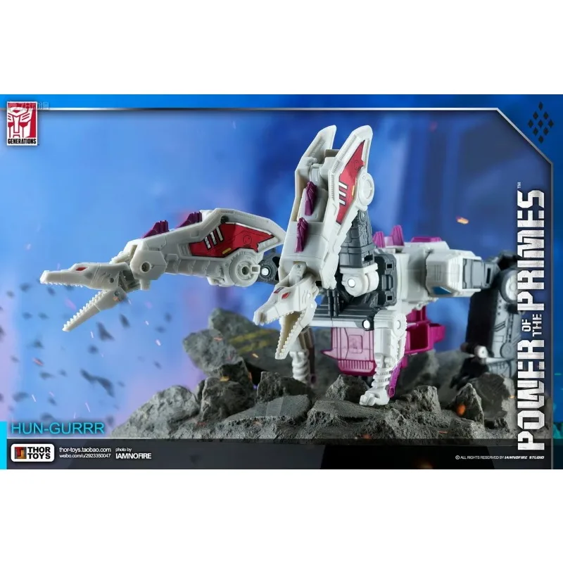 In Stock Transformers Power of The Primes Voyager Class Terrorcon Hun-Gurrr Action Figure Model Collection Toy Gift