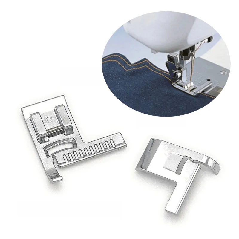 Multifunction Household Sewing Machine Presser Foot Tape Measure With A Ruler Stitch Guide Sewing Foot Metal Sewing Accessories