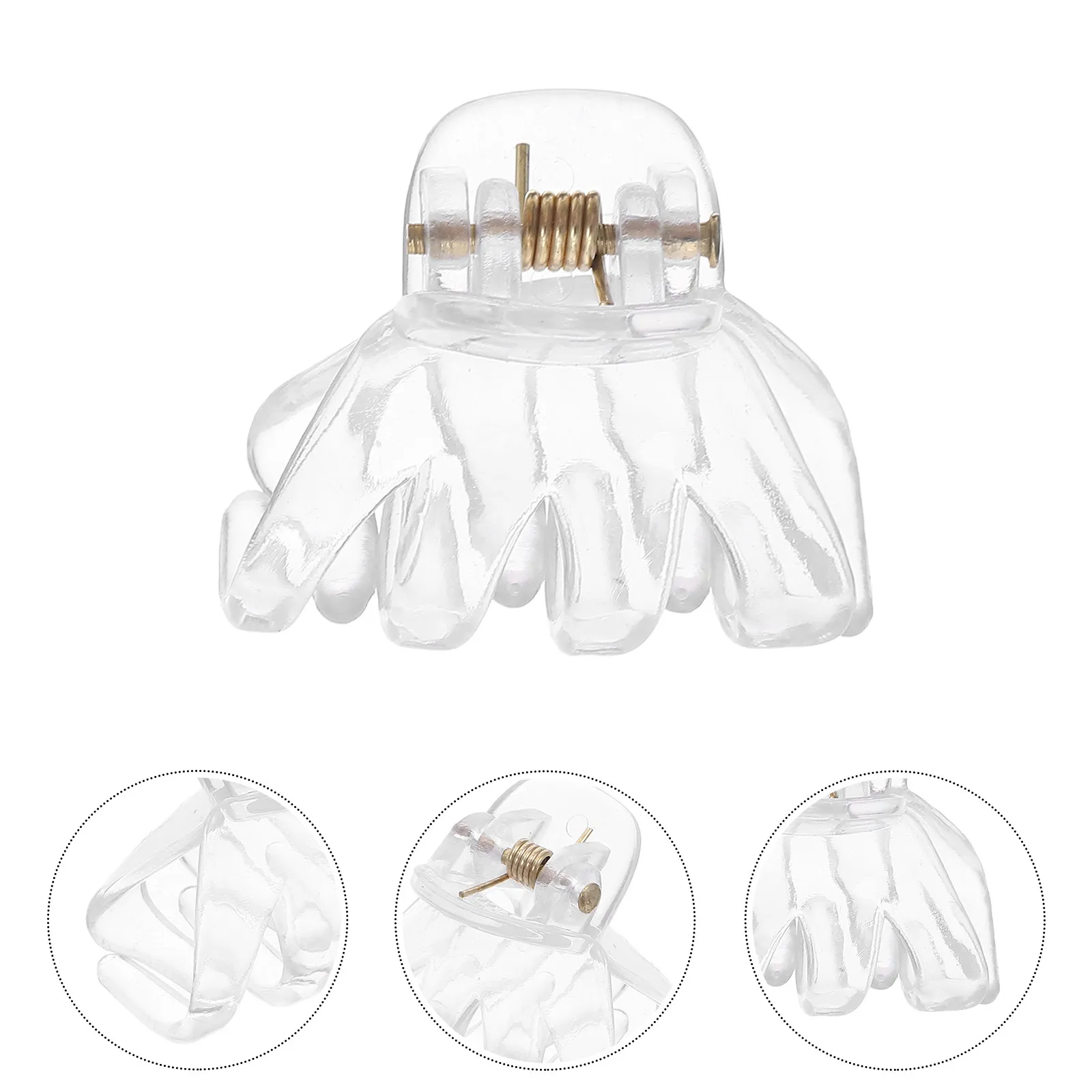

24Pcs Little Octopus Hair Claw Plastic Tough Mini Clips Easy Hold Hair Accessories for Girls Women Girl Claw Clips
