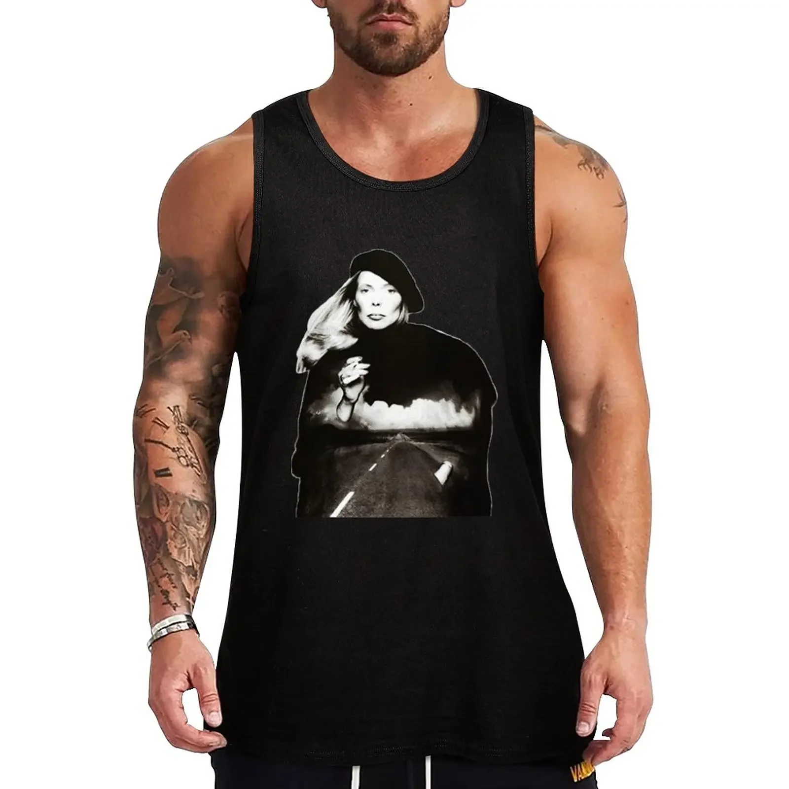 New joni mitchell Classic Tank Top men gym t-shirt Men's Men's gym