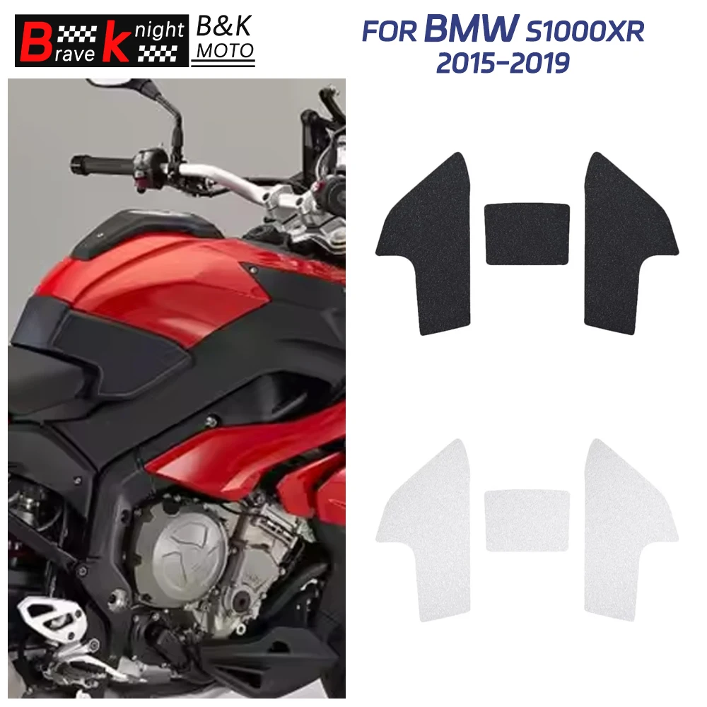 

S1000XR Motorcycle Protector Matte Tank Pad Side Grips Oil Kit Knee Anti-slip Stickers Decals for BMW S1000XR 2015-2019