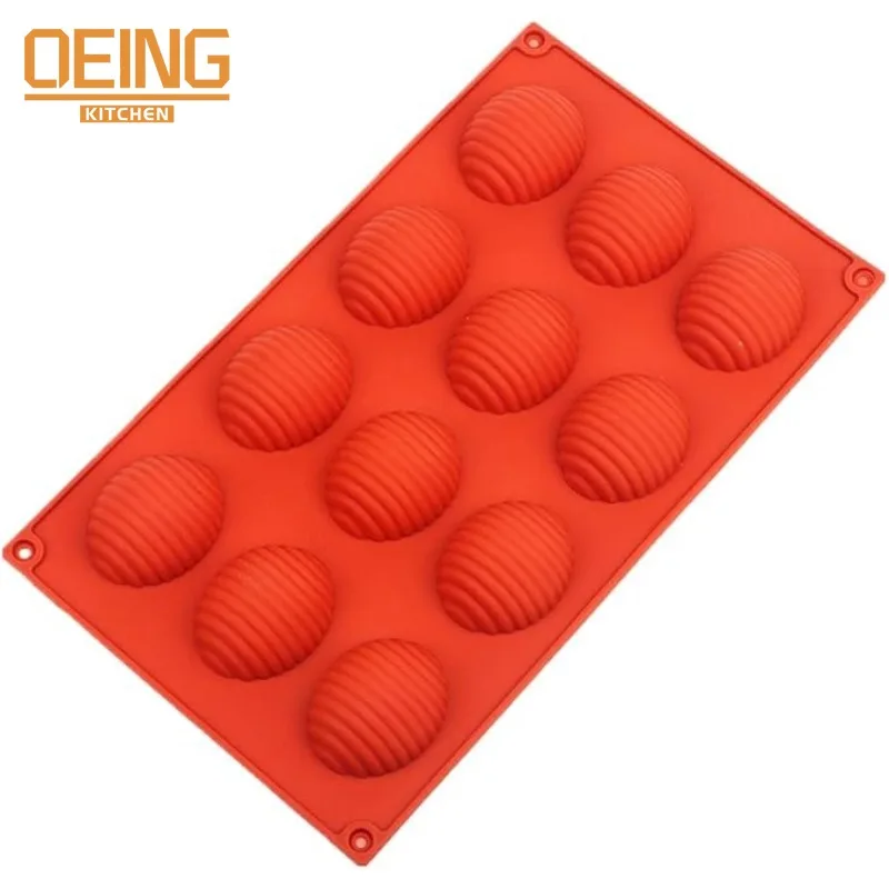 

3D Half Egg Shape Creative Cake Silicone Mold Baking Chocolate Mousse Dessert Pastry Decoration Bakeware Kitchen Accessories