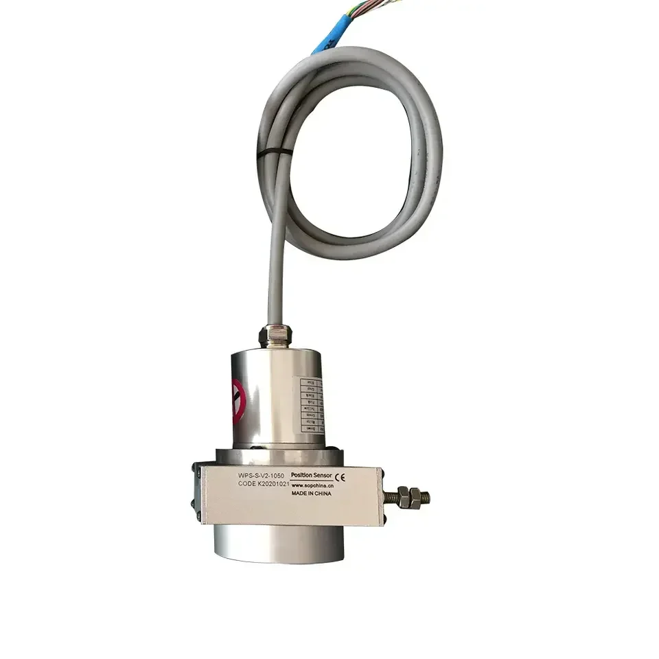 SOP WPS-S-V2-1050 China Manufacturer High Precision Pull Wire Encoder Draw Wire Sensor with Easy Installation 1050MM 0-10V