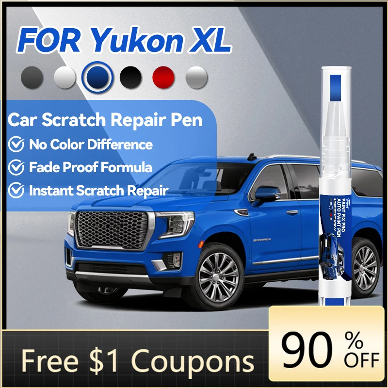 

Tool Car Accessories For GMC Yukon XL Paint Repair Pen Touch Up Scratch Remover DIY Auto Accessories Black White Blue Red Sil