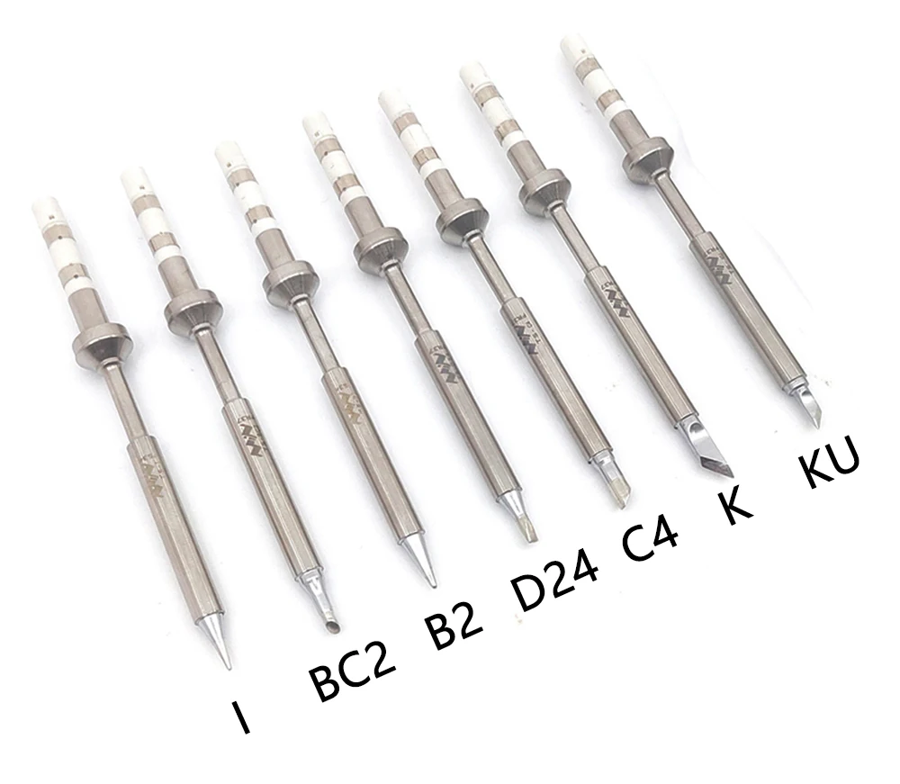 Original  Miniware TS100 TS101 Soldering Iron Tip Replacement Tool Set I B2 BC2 C4 D24 K Ku for TS101 Soldering Iron